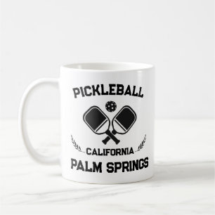 Pickleball Paddle Palm Springs California Custom Kaffeetasse