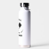 Pickleball Paddle Palm Springs California Custom Trinkflasche (Links)