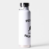 Pickleball Paddle Palm Springs California Custom Trinkflasche (Rechts)