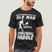 Pickleball Paddle Pickleball Spieler Männer T-Shirt (Vorderseite)