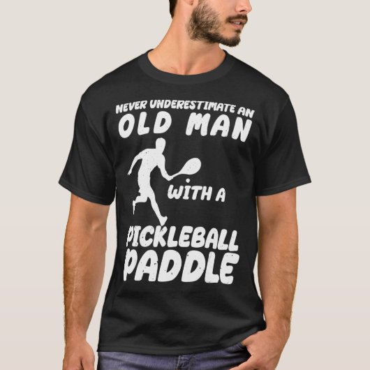 Pickleball Paddle Pickleball Spieler Männer T-Shirt (Vorderseite)