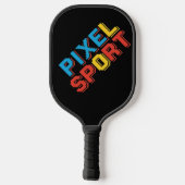 Pickleball Paddle Pixel Sport Bag | Retro Gamer St (Rückseite)