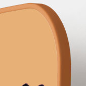 Pickleball Paddle - Polydactyl Pawprint auf Tan (Linke Seite)