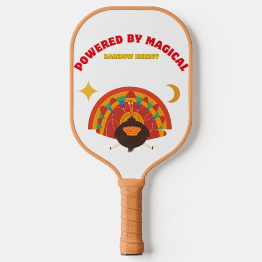 Pickleball Paddle – Rainbow Thanksgiving 2025 (Vorderseite)