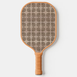 Pickleball Paddle, Retro Tiki Palm Leaf Schläger