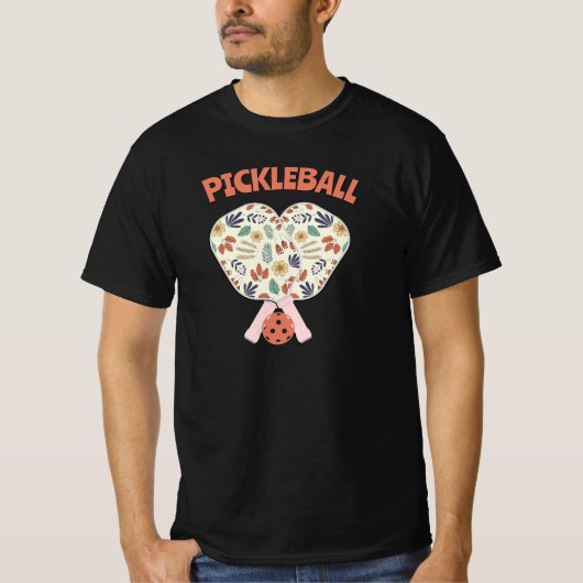 Pickleball Paddle Shirt – Funny Floral Gift (Vorderseite)