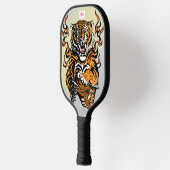 PICKLEBALL PADDLE TIGER MIT FLAMES DITIAL (Links)