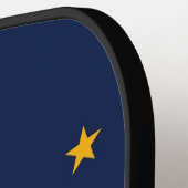 Pickleball Paddle unter der Flagge von Alaska, USA (Linke Seite)