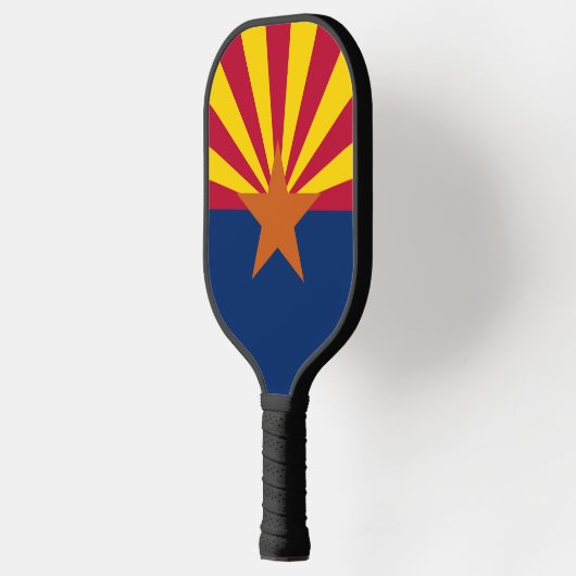 Pickleball Paddle unter der Flagge von Arizona, US (Links)