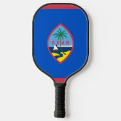 Pickleball Paddle unter der Flagge von Guam, USA (Rückseite)