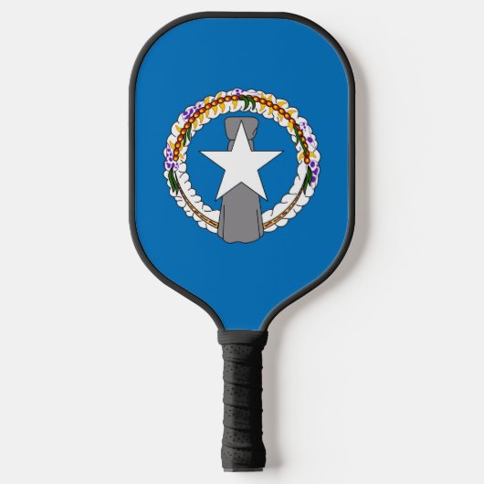 Pickleball Paddle unter der Flagge von Nord-Marian (Vorderseite)
