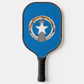 Pickleball Paddle unter der Flagge von Nord-Marian (Rückseite)