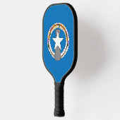 Pickleball Paddle unter der Flagge von Nord-Marian (Links)