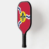 Pickleball Paddle unter der Flagge von St. Louis, (Links)