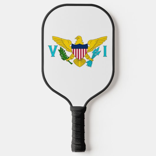 Pickleball Paddle, US Virgin Islands flag Pickleball Schläger (Vorderseite)