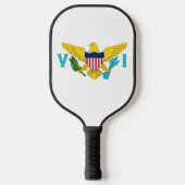 Pickleball Paddle, US Virgin Islands flag Schläger (Vorderseite)