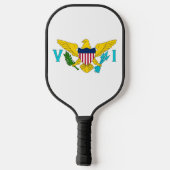 Pickleball Paddle, US Virgin Islands flag Schläger (Rückseite)