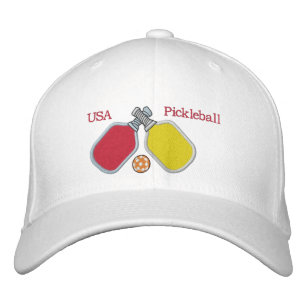 Pickleball Paddle USA pickleball Stickhut Bestickte Baseballkappe