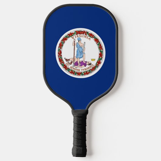 Pickleball Paddle, Virginia State flag Pickleball Schläger (Rückseite)