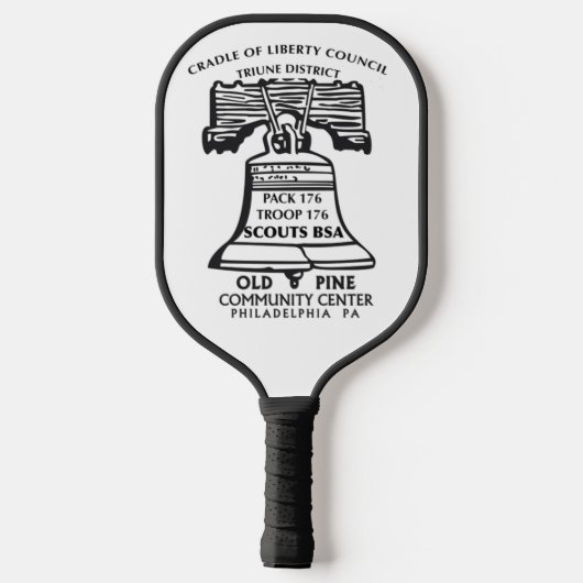 Pickleball Paddle - White (Rückseite)
