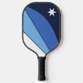 Pickleball Paddle with flag of Columbia, USA (Vorderseite)