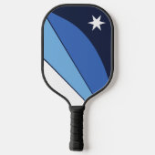 Pickleball Paddle with flag of Columbia, USA (Rückseite)