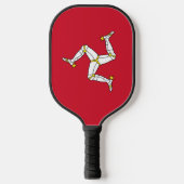 Pickleball Paddle with flag of Isle of Man (Vorderseite)