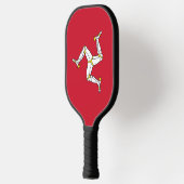 Pickleball Paddle with flag of Isle of Man (Links)