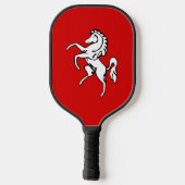Pickleball Paddle with flag of Kent County (Rückseite)