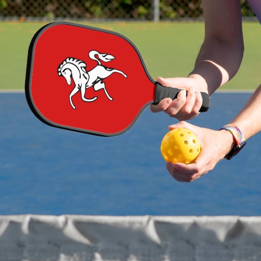 Pickleball Paddle with flag of Kent County (InSitu)