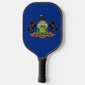 Pickleball Paddle with flag of Pennsylvania, USA (Rückseite)