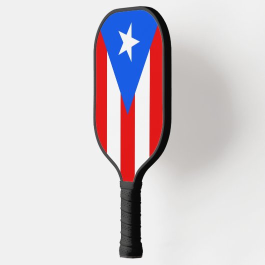 Pickleball Paddle with flag of Puerto Rico, USA (Links)