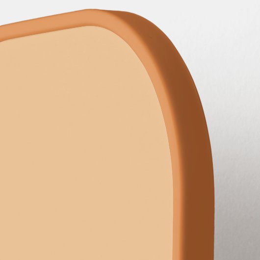 Pickleball Paddle with geometric peachy mandala (Linke Seite)