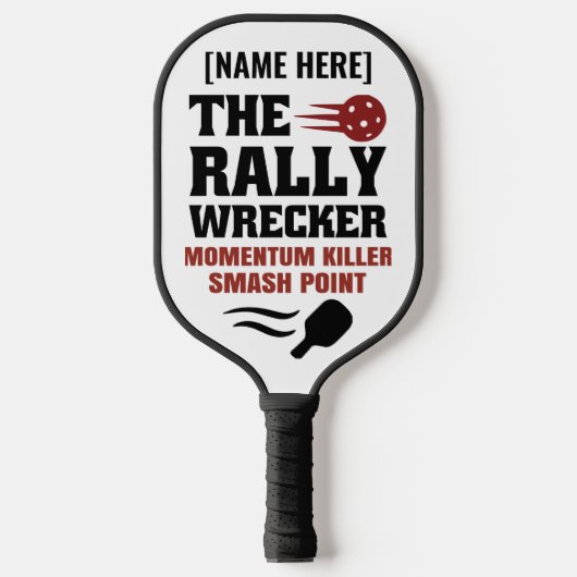 Pickleball Paddle With Momentum Killer Quote (Vorderseite)