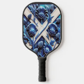 Pickleball Paddle with Scottish Thistles (Vorderseite)