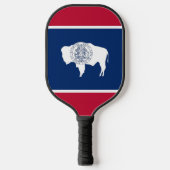 Pickleball Paddle, Wyoming flag Schläger (Vorderseite)