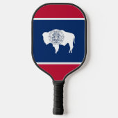 Pickleball Paddle, Wyoming flag Schläger (Rückseite)
