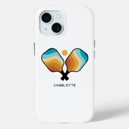 Pickleball Paddles & Ball Custom Name Case-Mate iPhone Hülle