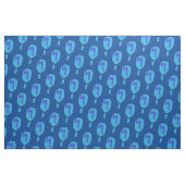 Pickleball Paddles Blaues Sportmuster Stoff (Fat Quarter (45,7 x 55,9 cm))