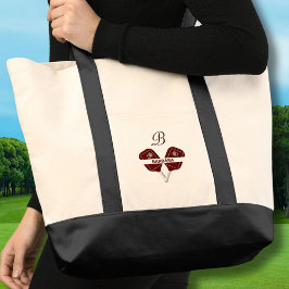 Pickleball Paddles Gal Glam Custom Monogram Name Tragetasche