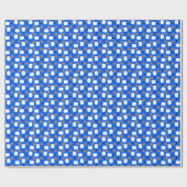 Pickleball Paddles, Orange Pickleball Balls, blau Geschenkpapier (Flach)