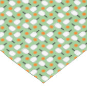 Pickleball Paddles Orange Pickleballs Grün Tischdecke (Schrägansicht)