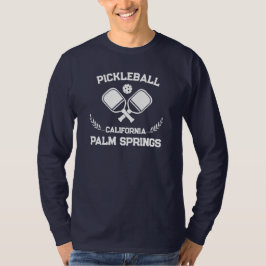 Pickleball Palm Springs California US Custom T-Shirt