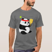 Pickleball Panda Bär BONK! T-Shirt (Vorderseite)