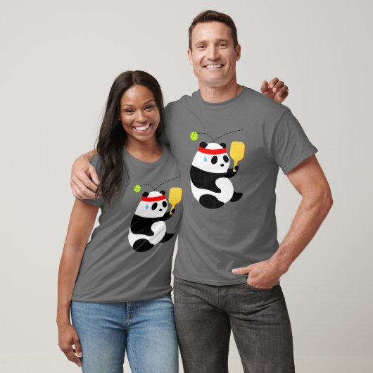 Pickleball Panda Bär BONK! T-Shirt (Unisex)