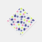 Pickleball-Papier-Tischservietten Serviette (Ecke)