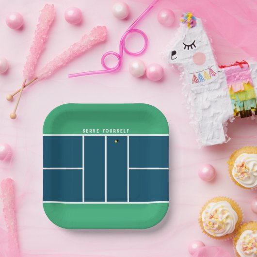 Pickleball Pappteller (Party)
