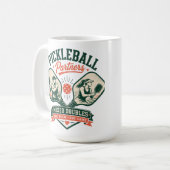 Pickleball-Partner Mixed Doppel Kaffeetasse (Vorderseite Links)