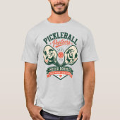 Pickleball-Partner Mixed Doppel T-Shirt (Vorderseite)