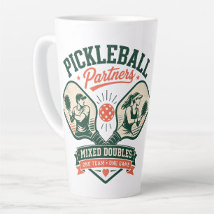 Pickleball-Partner Mixed Doubles Milchtasse